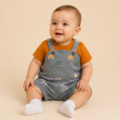 ⭕️ OVEROL CHOCOMIEL MOSTAZA | MARA BABY