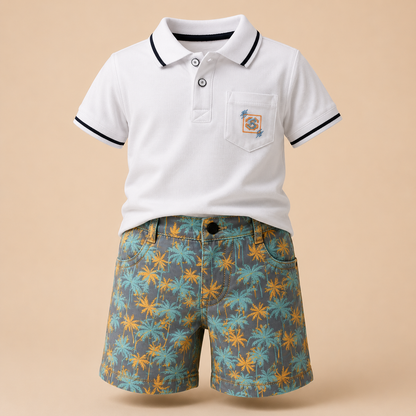 ⭕️ CONJUNTO 2 PIEZAS PALMAS | MARA BABY