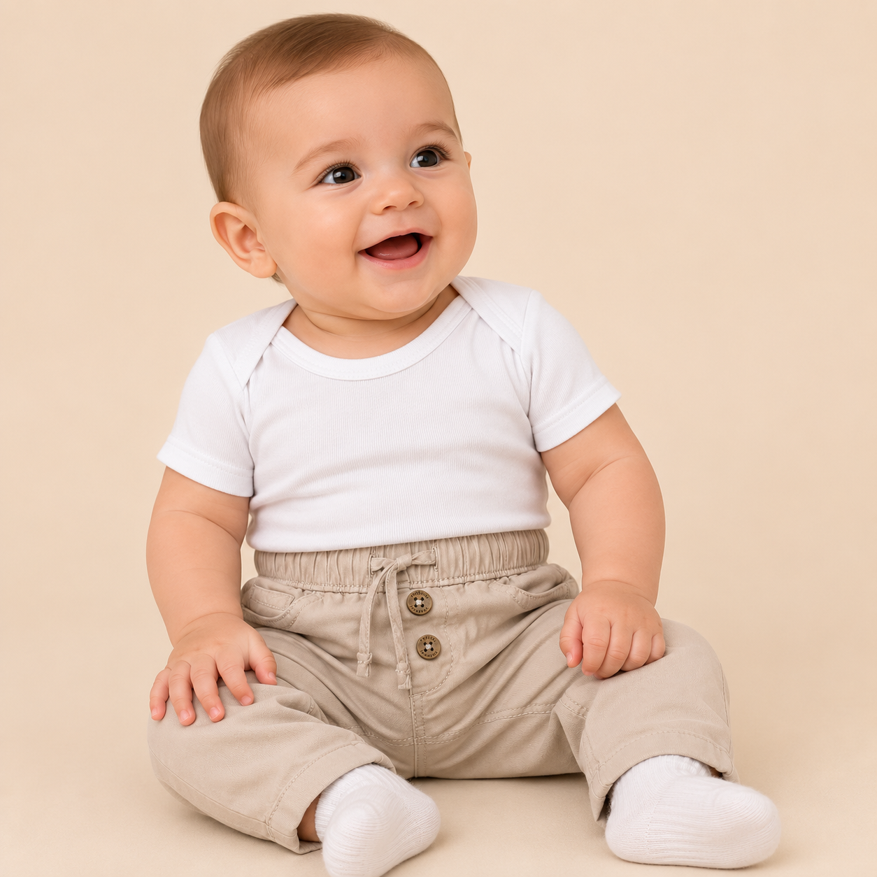 ⭕️ Pantalón Beige Bebé Niño | Mayoral