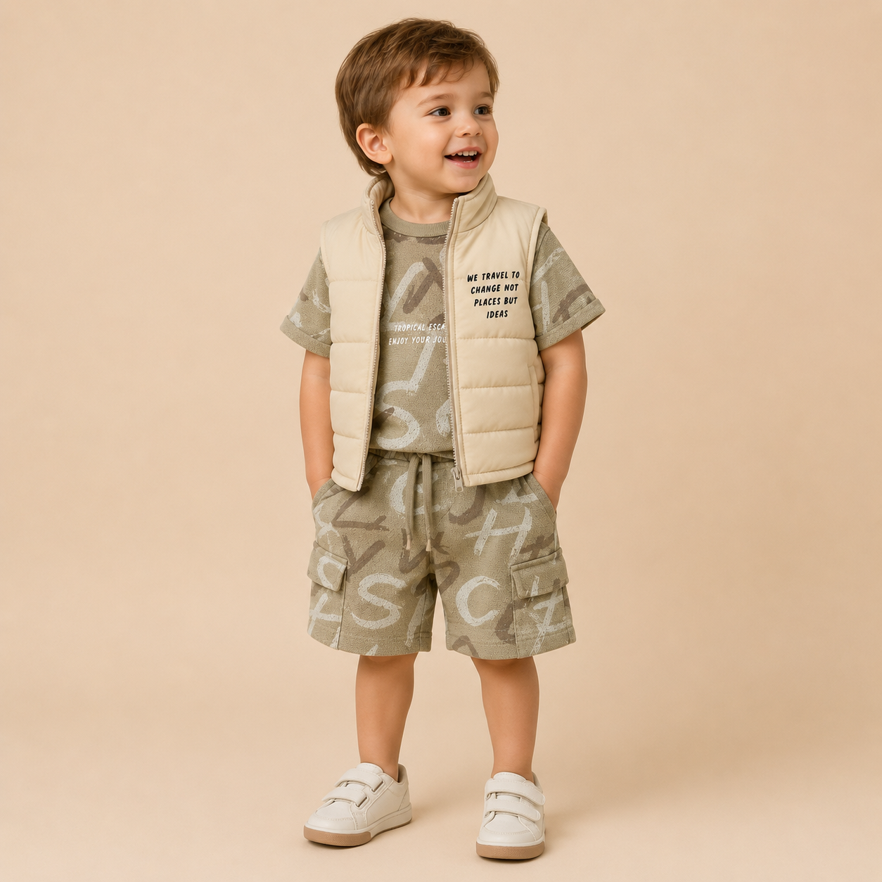⭕️ CONJUNTO 3 PIEZAS TROPICAL | MARA BABY