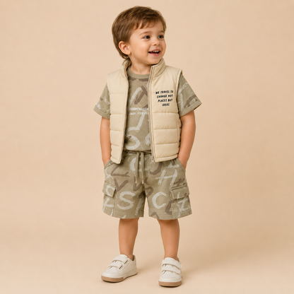 ⭕️ CONJUNTO 3 PIEZAS TROPICAL | MARA BABY