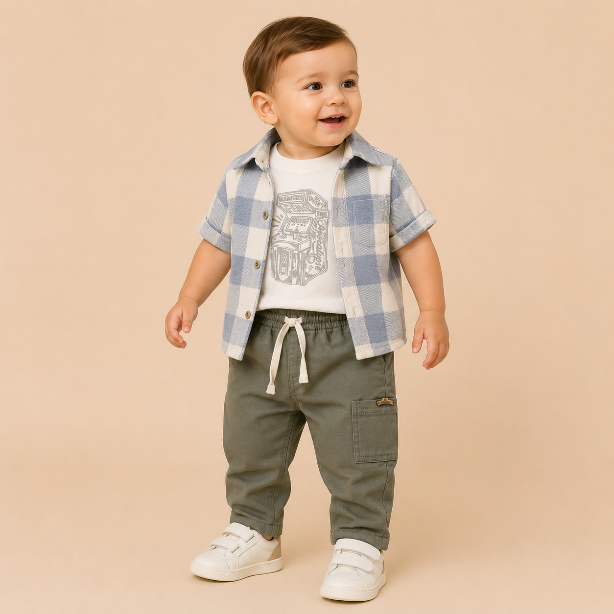 ⭕️ CONJUNTO 2 PIEZAS CASTILLITOS OSCURO | MARA BABY