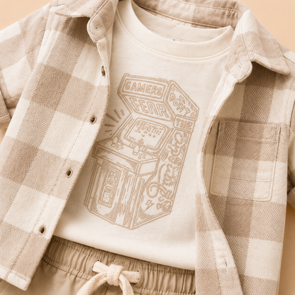 ⭕️ CONJUNTO 2 PIEZAS CASTILLITOS BEIGE | MARA BABY
