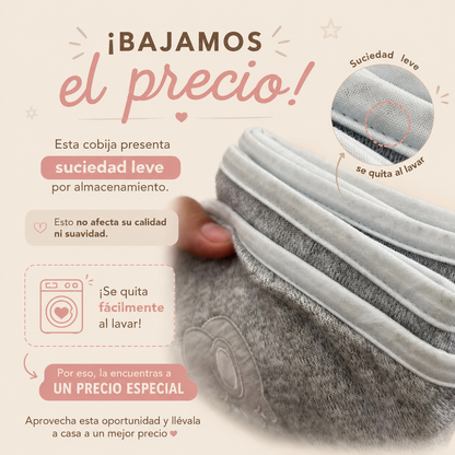 Ajuar Recién Nacido Niño Set 7 Piezas Azul Gris | Elefante Bordado | Mara Baby