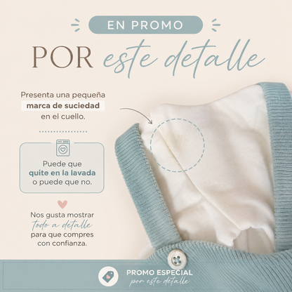Conjunto Peto Pana verde  con Camisa Blanca - Bebe Nino