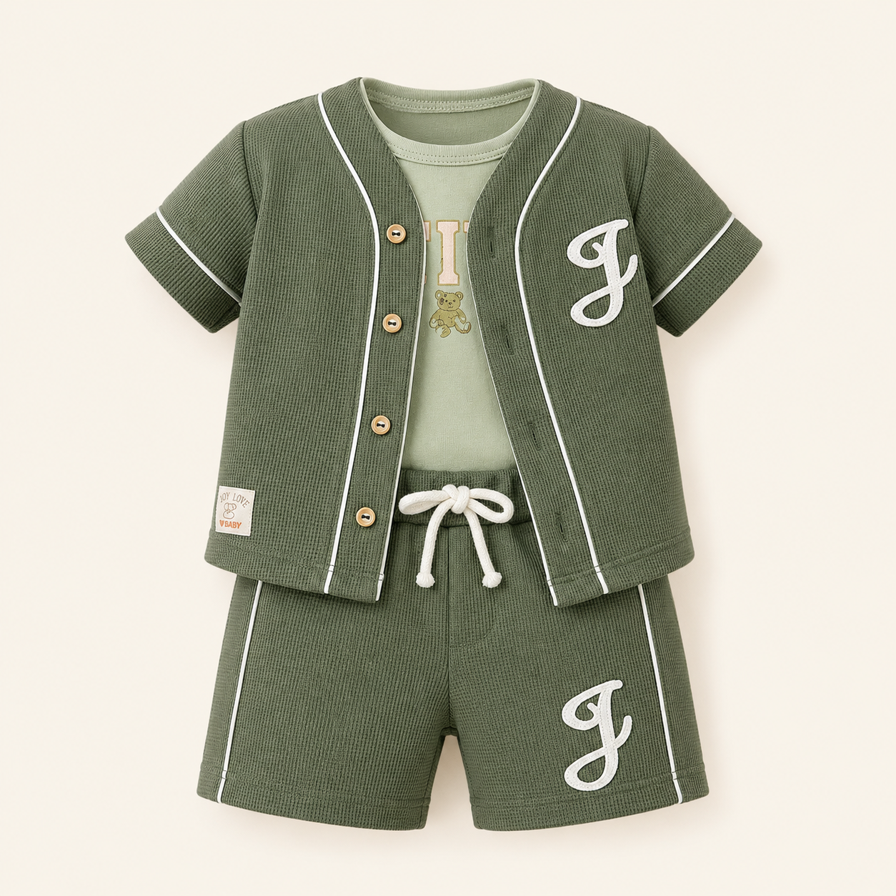 ⭕️ CONJUNTO 3 PIEZAS SPORT VERDE