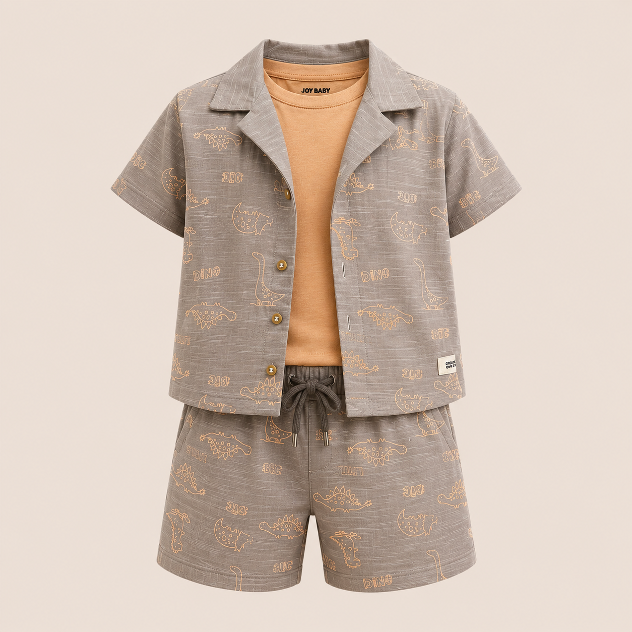 ⭕️ CONJUNTO 3 PIEZAS- JOY BABY BEIGE