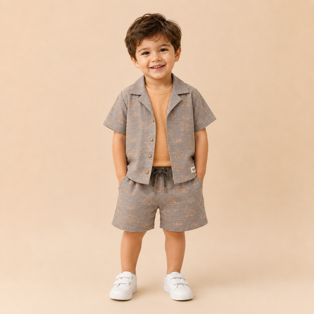 ⭕️ CONJUNTO 3 PIEZAS- JOY BABY BEIGE