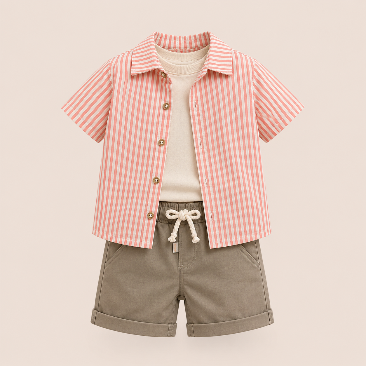 ⭕️ CONJUNTO 3 PIEZAS- JOY BABY - NARANJA