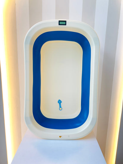 BAÑERA PLEGABLE CON ACCESORIOS PARA BEBÉ
