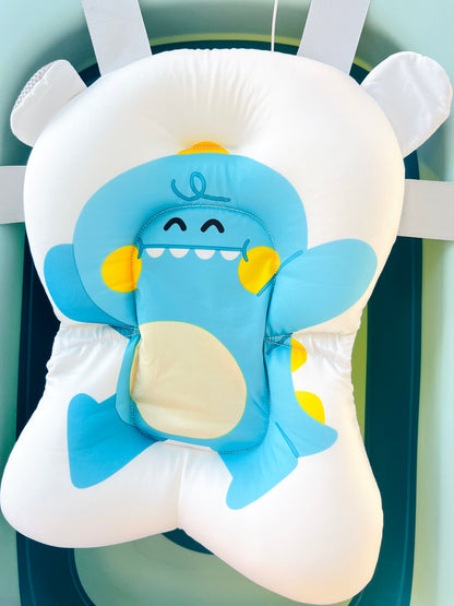 BAÑERA PLEGABLE CON TERMÓMETRO Y COJÍN PARA BEBÉ + BOWLS PLEGABLES
