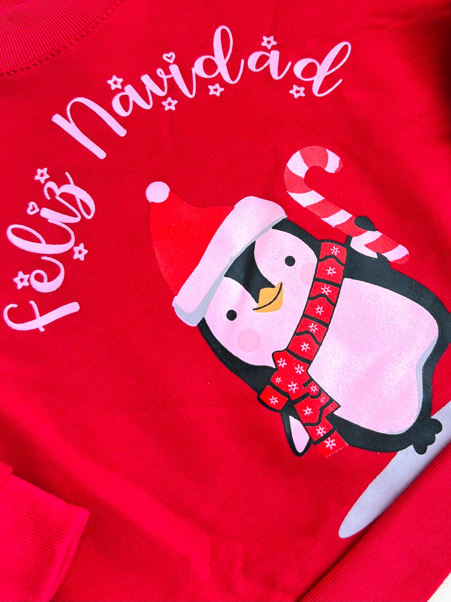 BUZO NAVIDEÑO PINGUINO