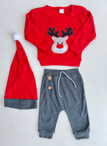 SET NAVIDEÑO RENITO 3 PIEZAS