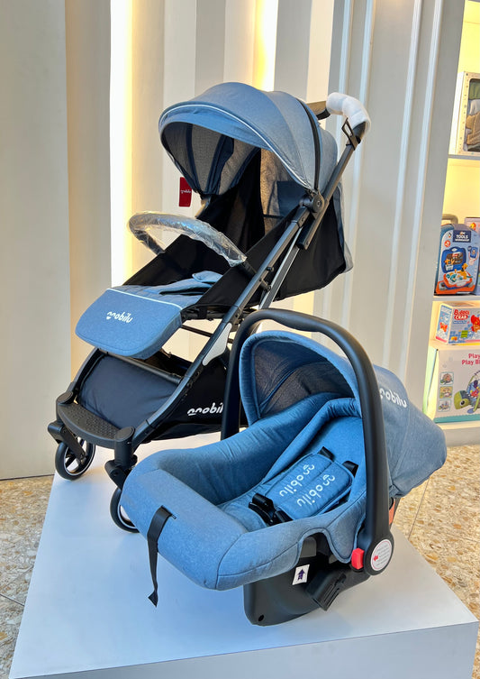 COCHE MALETA CON PORTA BEBÉ MOBILÚ