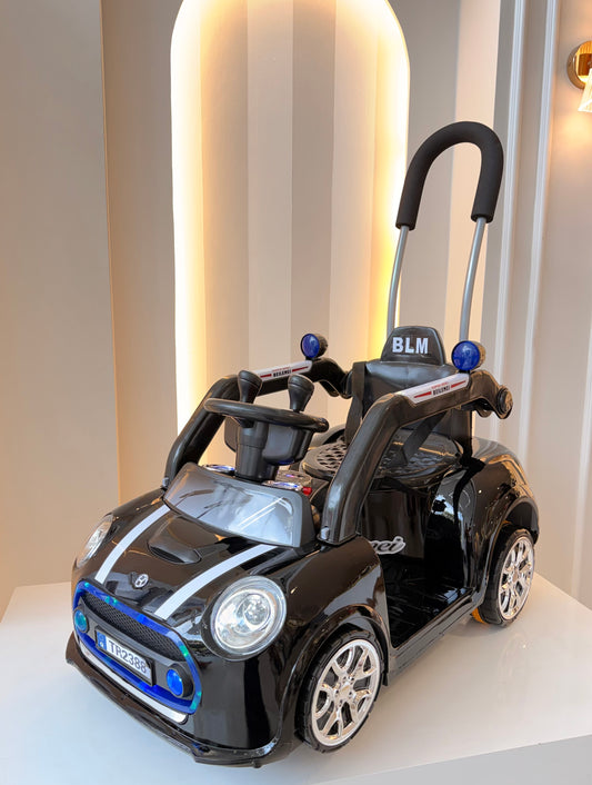 CARRO ELÉCTRICO MINI COOPER NEGRO