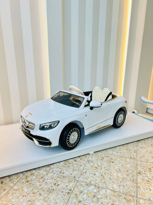 CARRO ELÉCTRICO MERCEDES BENZ BLANCO