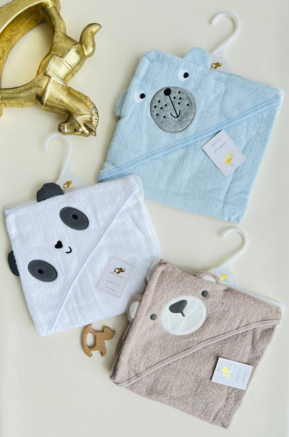 TOALLA CON CAPUCHA ANIMALES