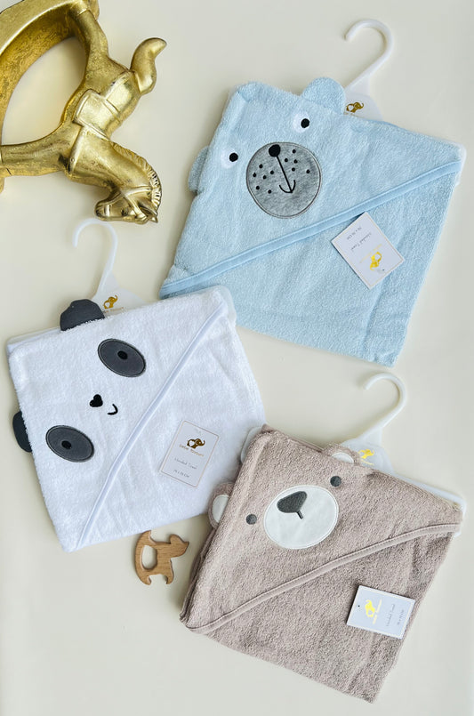 TOALLA CON CAPUCHA ANIMALES