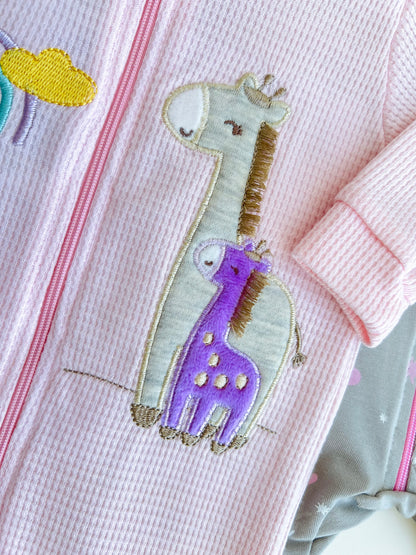 SET DE 3 PIJAMAS ENTERIZAS PARA BEBÉS VENTURA