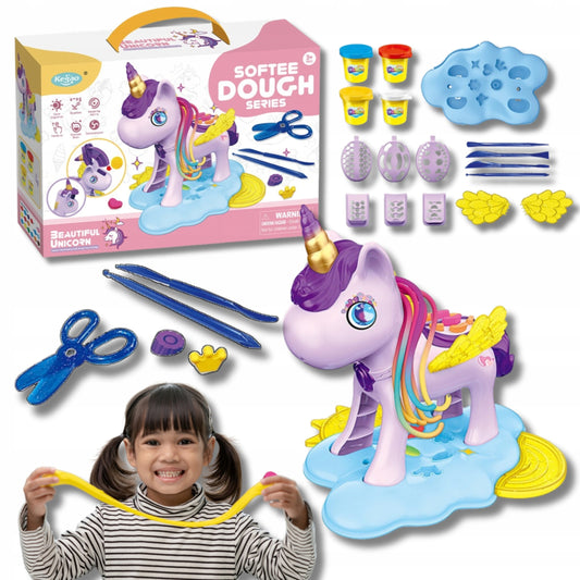 UNICORNIO DIDÁCTICO DE PLASTILINA