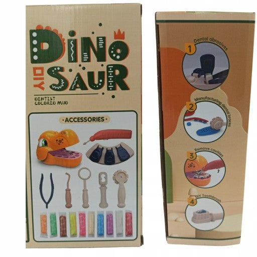 Set Dentista Didáctico Dinosaurio – Juego Educativo con Plastilina y Herramientas