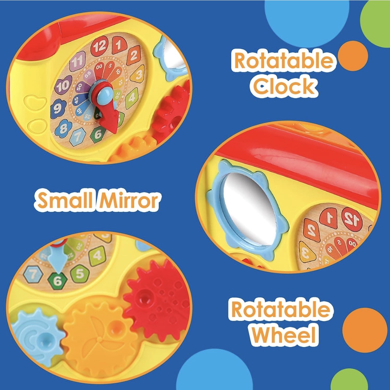 Cubo Didáctico Multifuncional 6 en 1 – Actividades Sensoriales, Musicales y de Aprendizaje