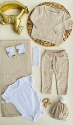 SET TEJIDO REF. ESTRELLAS PUPPET CON COBIJA BEIGE