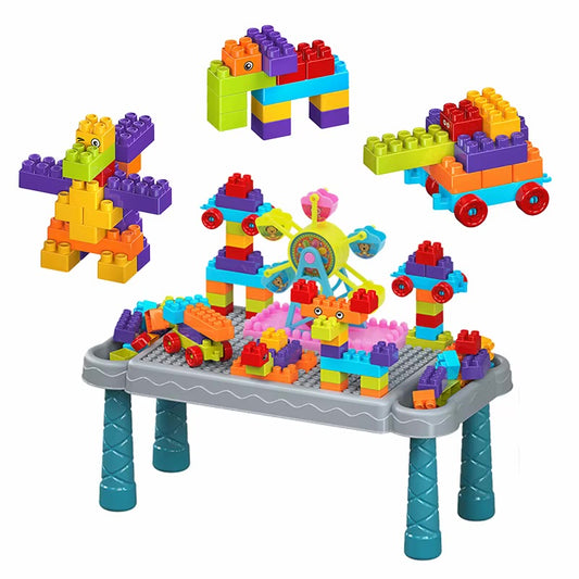 Mesa Didáctica de Bloques de Construcción – 40 Piezas