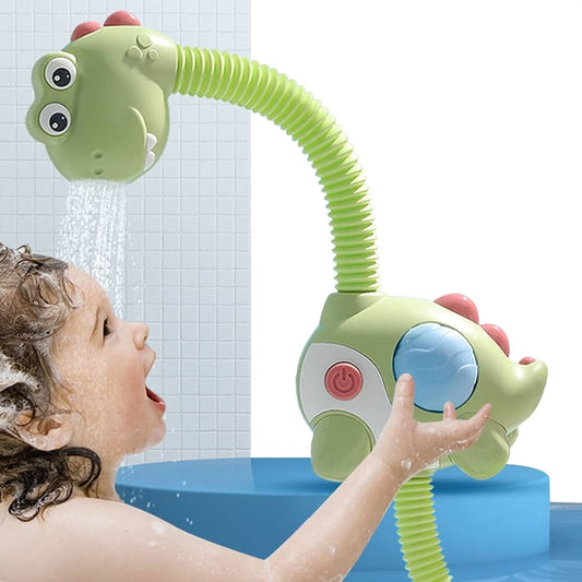 Regadera Interactiva de Dinosaurio para Baño – Chorro de Agua Ajustable