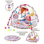 Gimnasio Infantil 3 en 1 con Piscina de Pelotas y Juguete Musical