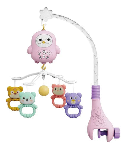 Móvil Musical “Cute Bird” con Sonajeros Desmontables