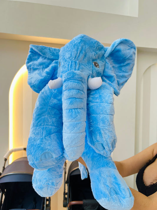 PELUCHE ELEFANTE ALMOHADA ANTIREFLUJO CON ILUMINACIÓN - 100% ANTIALÉRGICO COLOR AZUL