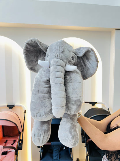 PELUCHE ELEFANTE ALMOHADA ANTIREFLUJO CON ILUMINACIÓN - 100% ANTIALÉRGICO COLOR GRIS