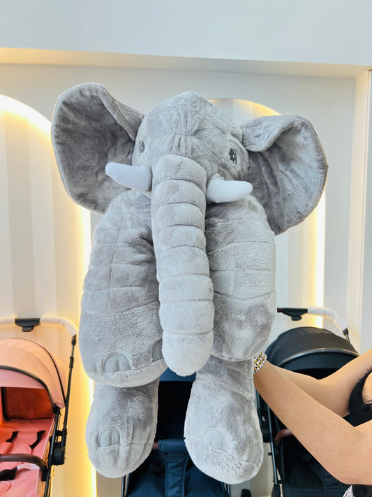 PELUCHE ELEFANTE ALMOHADA ANTIREFLUJO CON ILUMINACIÓN - 100% ANTIALÉRGICO COLOR GRIS