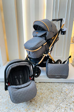 COCHE MOISÉS CYNEBABY ATENAS - GRIS