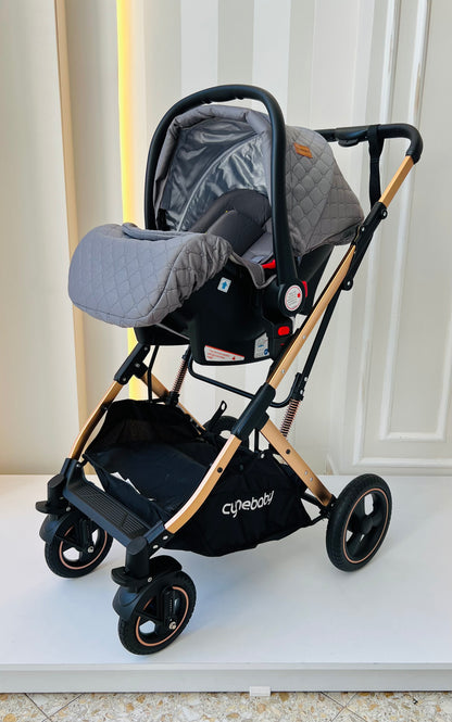 COCHE MOISÉS CYNEBABY ATENAS - GRIS