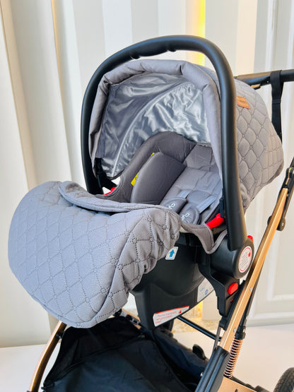 COCHE MOISÉS CYNEBABY ATENAS - GRIS