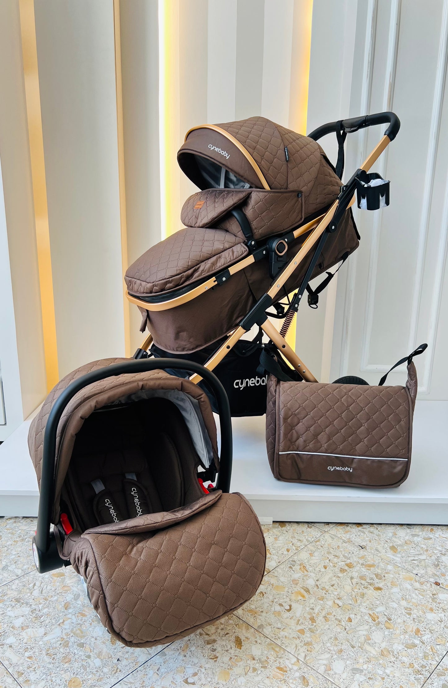 COCHE MOISÉS CYNEBABY ATENAS - CAFÉ