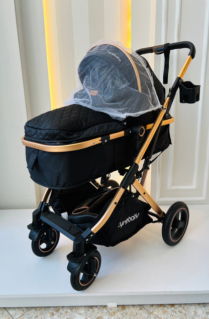 COCHE MOISÉS CYNEBABY ATENAS - NEGRO