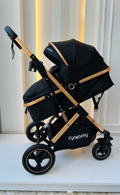 COCHE MOISÉS CYNEBABY ATENAS - NEGRO