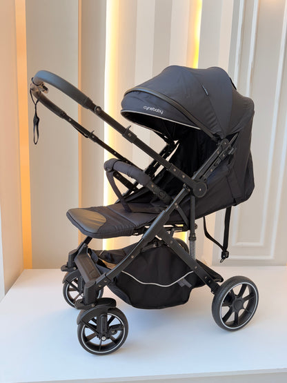 COCHE PASEADOR NEGRO- CYNEBABY