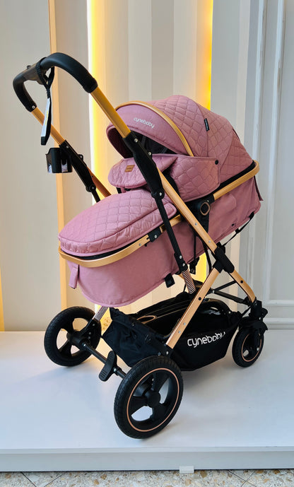 COCHE MOISÉS CYNEBABY ATENAS - ROSADO