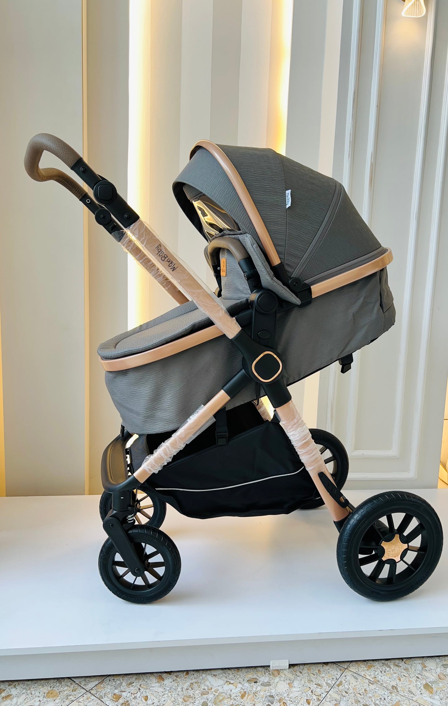 COCHE MOISÉS-NOVA GRIS