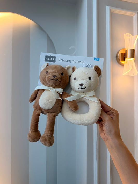 SET SONAJEROS Y PELUCHE APEGO-OSO