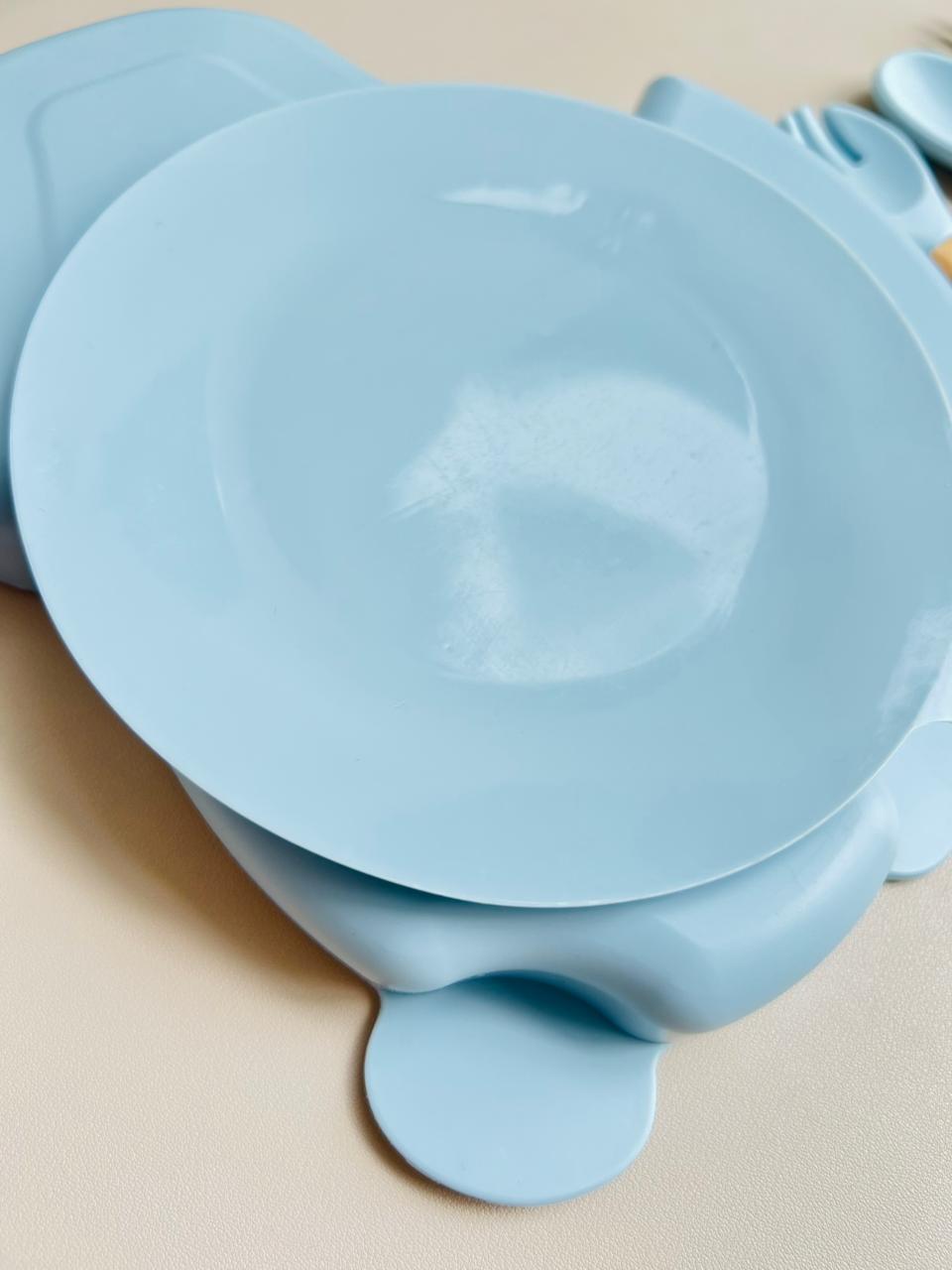 SET DE ALIMENTACIÓN COMPLEMENTARIA BALLENA - COLOR  AZUL