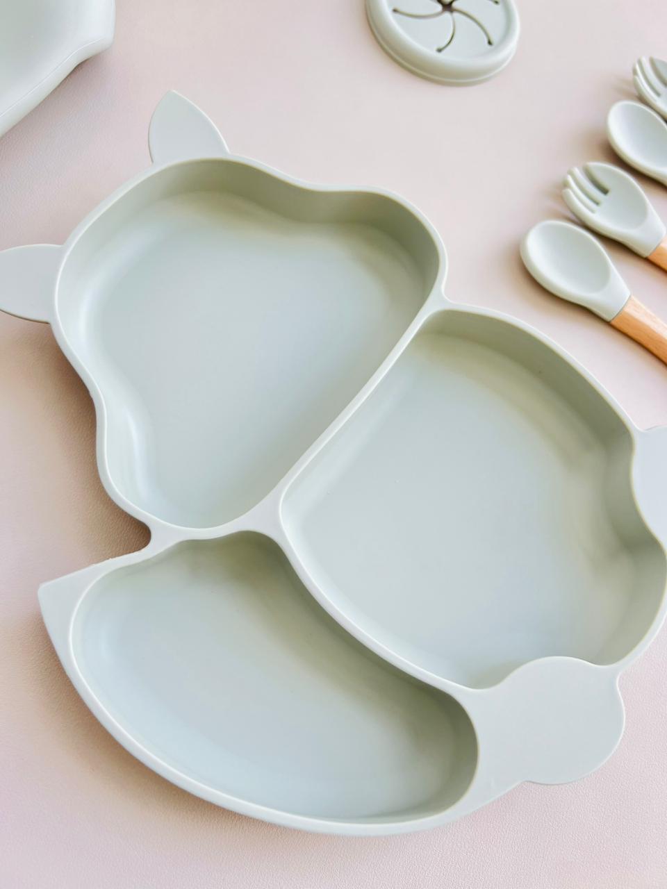 SET DE ALIMENTACIÓN COMPLEMENTARIA ARDILLA - COLOR  VERDE