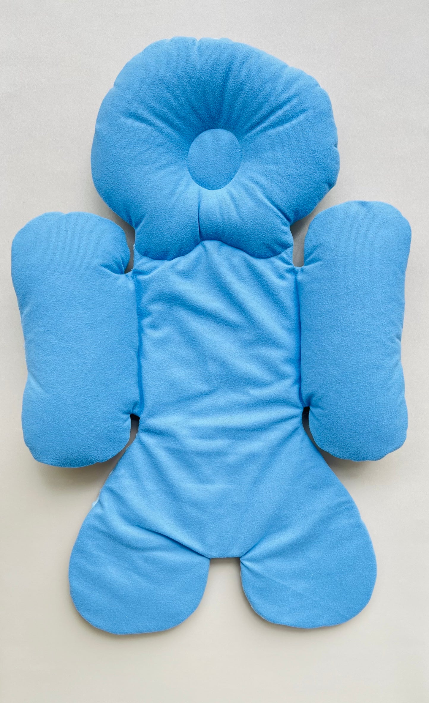ALMOHADA PARA COCHE DOBLE COLOR AZUL