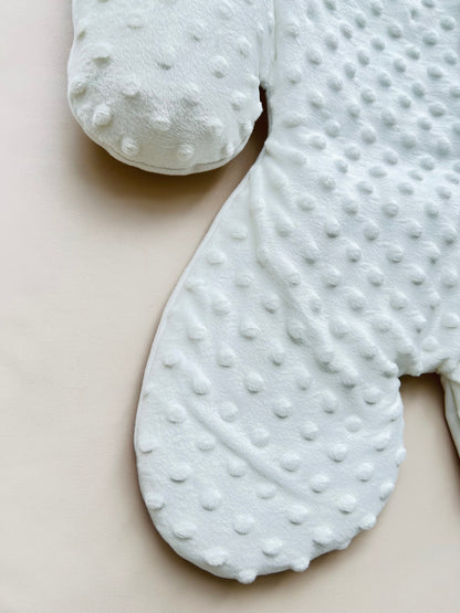 ALMOHADA PARA COCHE DOBLE COLOR MARFIL