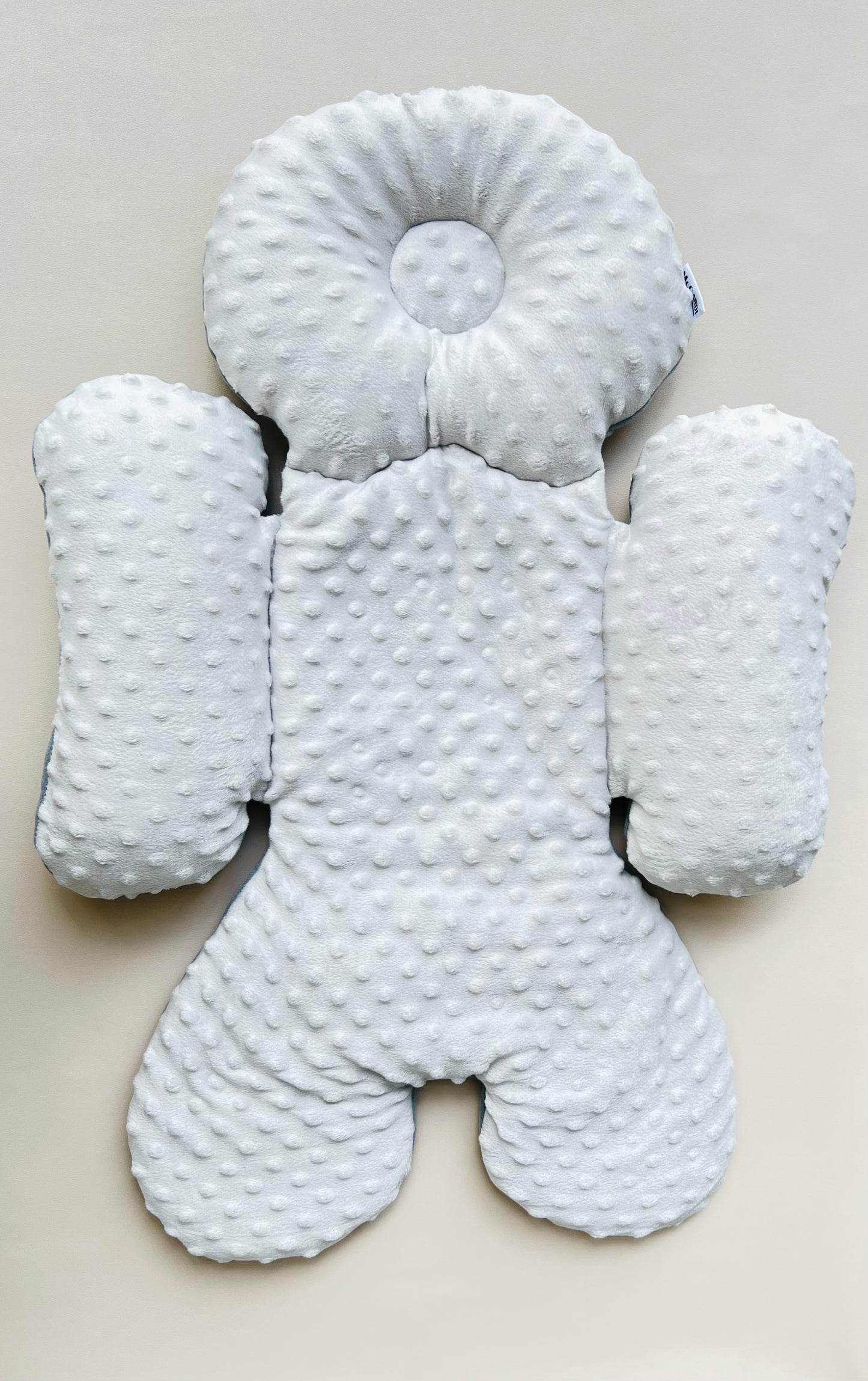 ALMOHADA PARA COCHE DOBLE COLOR GRIS