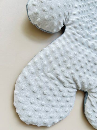 ALMOHADA PARA COCHE DOBLE COLOR GRIS